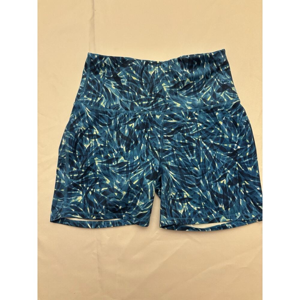 MTA Sports Compression Short Athletic Running Jogging Walk Teal 5" Inseam Size M